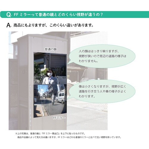 Komy FFスタンドミラー(左置き用)