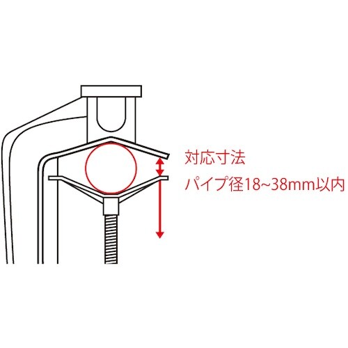 富士倉 LED−10Wー30W投光器用ミニクランプ