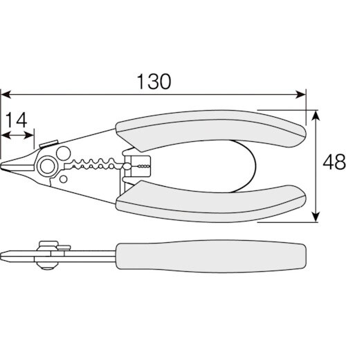 HOZAN ワイヤーストリッパー より線用