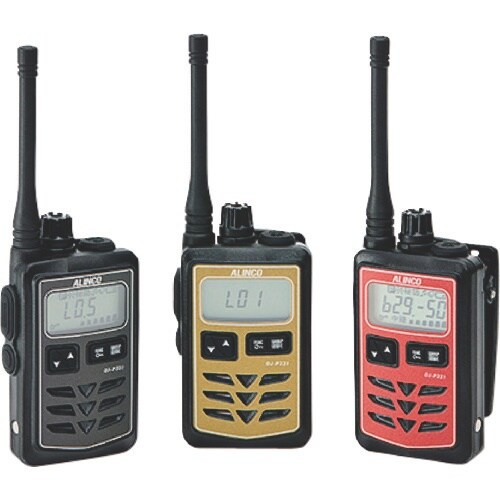 ALINCO 特定小電力トランシーバー レッド ミ