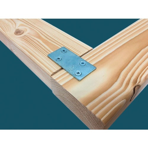 OHSATO ユニクロ 2×4用金具 プレート P