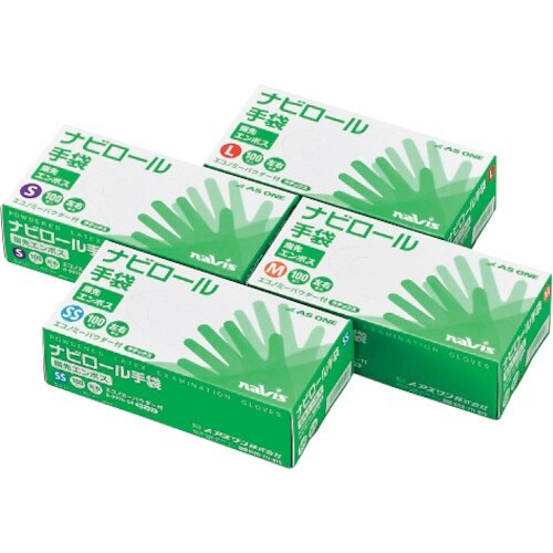 AS ナビロール手袋 M 100枚入り