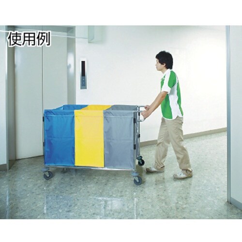 テラモト システムカートエコ袋(グレー)