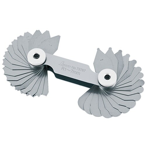 シンワ ラジアスゲージ A R1ー7 34枚組