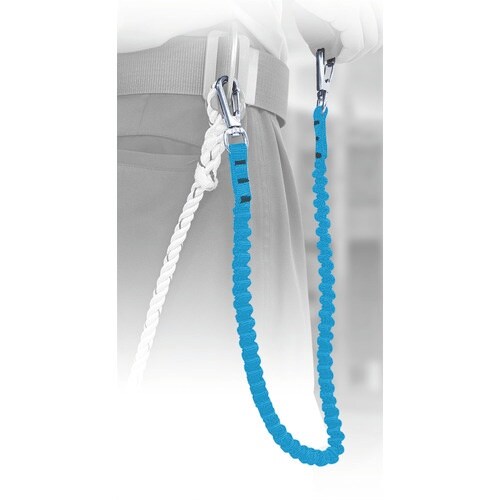 シンワ 安全布製コード 2 A ブルー