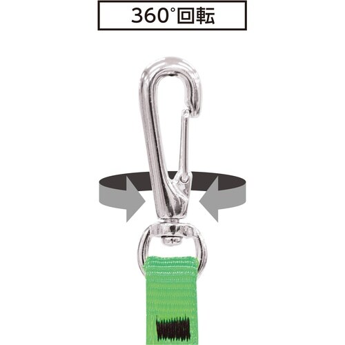 シンワ 安全布製コード 2 A グリーン