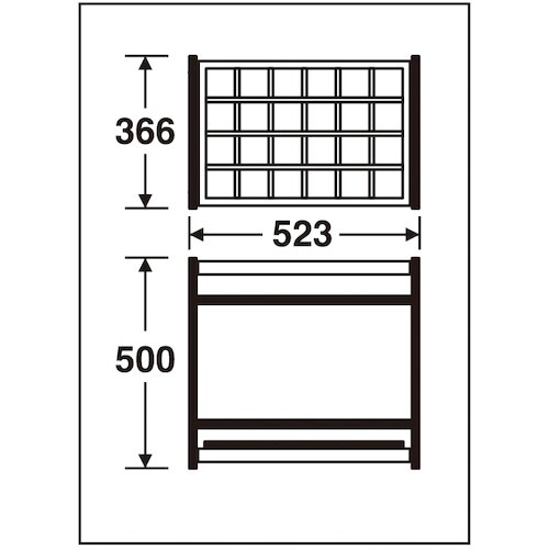 テラモト 折りたたみ式傘立A型(24本収納)