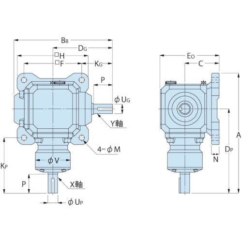 KHK ベベルボックスCBX−321LA