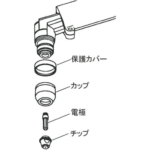 DAIHEN プラズマ切断用カップ 15ー35A
