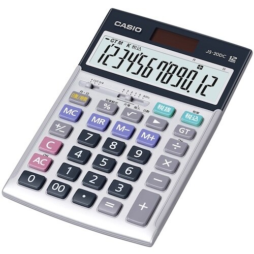 カシオ 本格実務電卓 シルバー