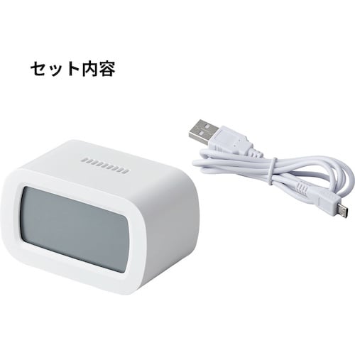 KING JIM 卓上CO2モニタ− 白