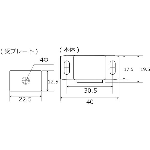 WAKI PCマグネットキャッチ BH−660 P