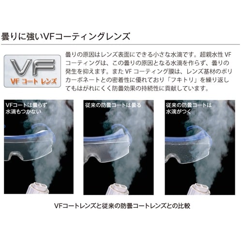 リケン 防曇ゴグル(メガネ・マスク併用可) M10