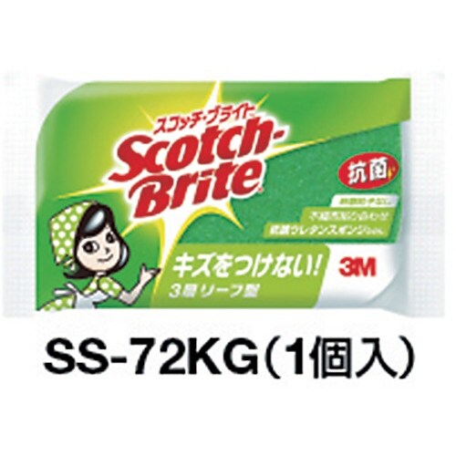 3M スコッチ・ブライト 抗菌ウレタンスポンジたわ