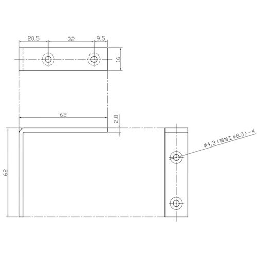WAKI ユニクロ隅金特厚金折 BK−044 60