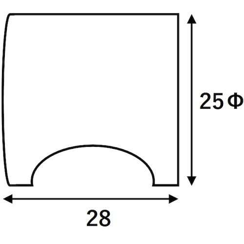 WAKI Cカットつまみ BH−1137 25mm