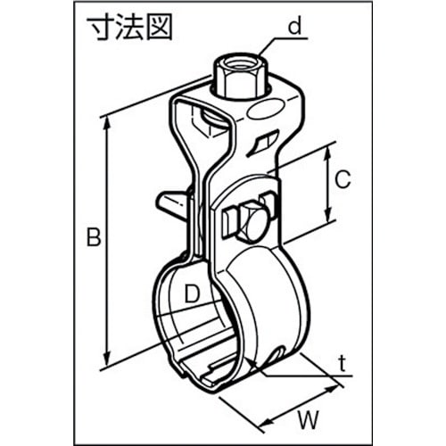 日栄インテック 配管支持金具 組式吊バンド タンバ
