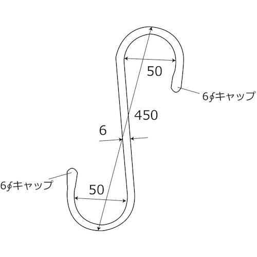 WAKI ステンSカン クロス BK−902 6X