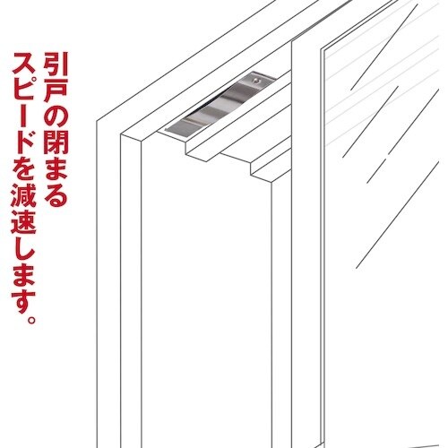 WAKI 開き戸用ストッパー VB−064 ニッケ