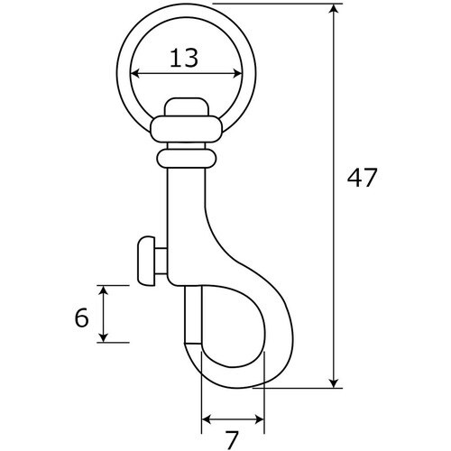WAKI 小型ナスカン NO1 BK−950 10