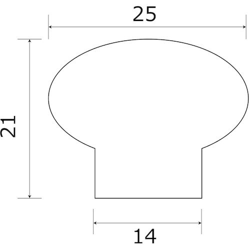 WAKI 木製つまみ DB TW−333