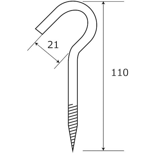 WAKI ネジフック BK−638 4−1/4