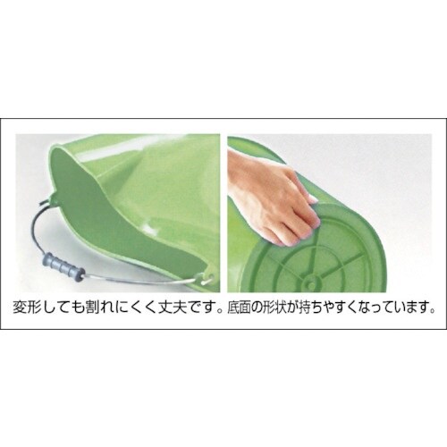 RISU アクティブバケツ 8L ライトグリーン