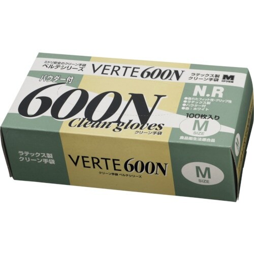 ミドリ安全 天然ゴムディスポ手袋 Mサイズ (10