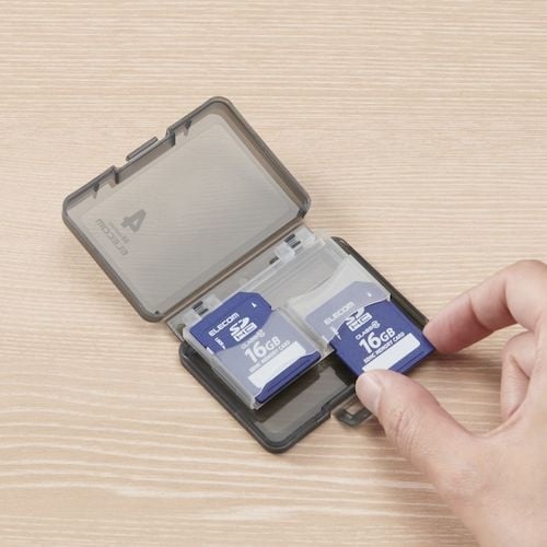 ELECOM SDカードケース 4枚収納