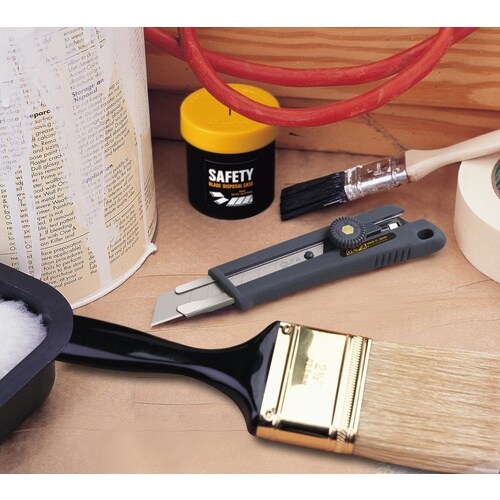 OLFA ノンスリップL型(グレー)(ネジロック)