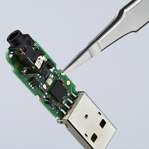 KNIPEX 精密SМDピンセット 120mm