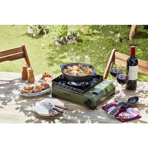 Iwatani カセットフー タフまる オリーブ色