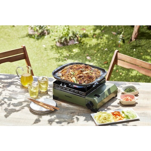 Iwatani カセットフー タフまる オリーブ色