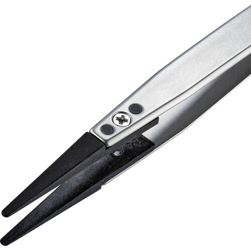 KNIPEX ESDチップ交換式ピンセット 130