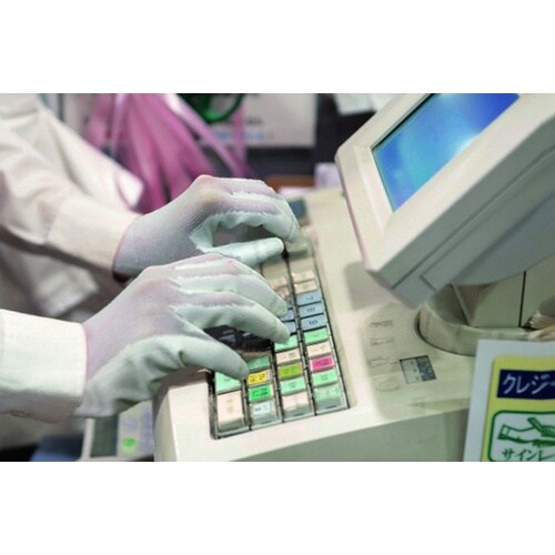 アトム ウレタン背抜き手袋 タッチワークホワイト