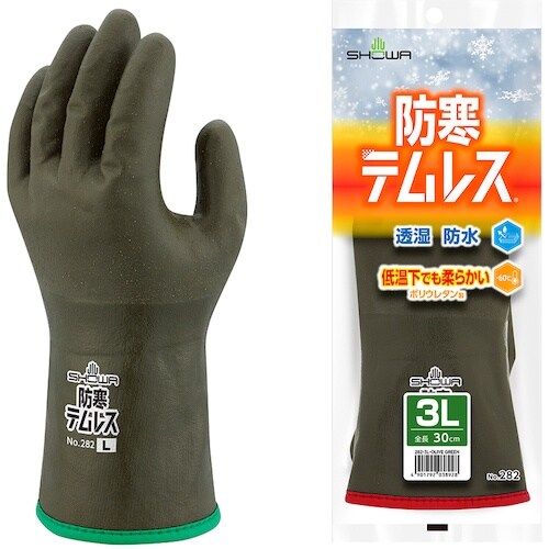 SHOWA 防寒手袋 No282防寒テムレス オリ