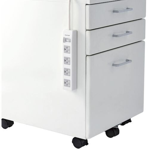 ELECOM タップ 3P4個口 差込口2P 一括