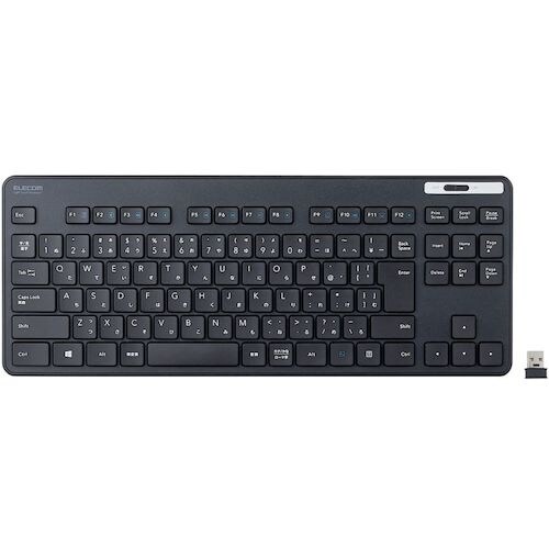 ELECOM 無線キーボード 薄型 メンブレン式