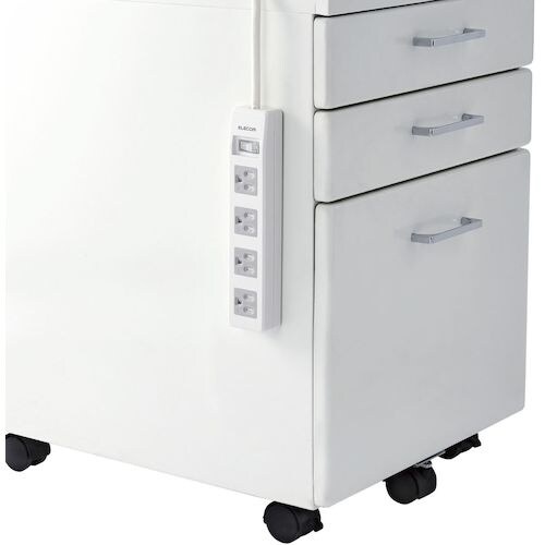 ELECOM タップ 3P4個口 差込口2P 一括