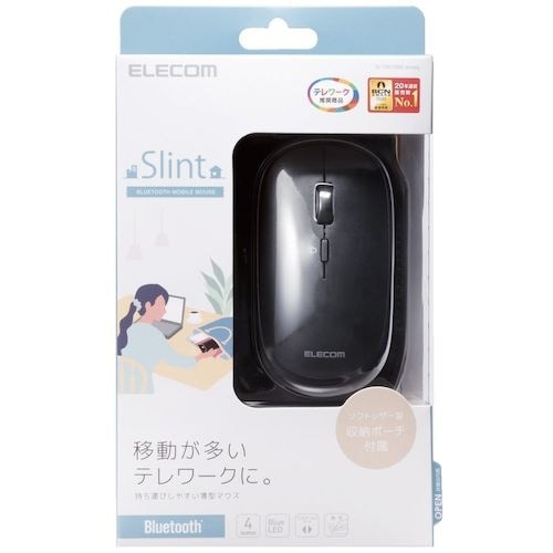 ELECOM BlueLEDマウス 薄型 Blue