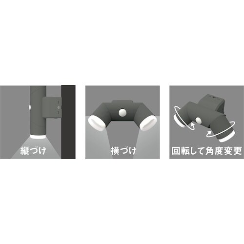 RITEX 4.5W×2灯 乾電池式シンプルスタイ