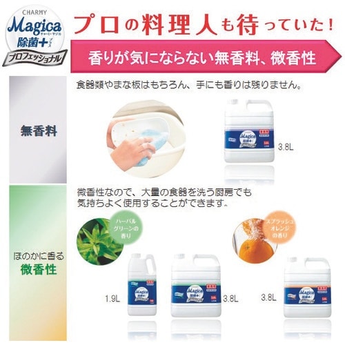 ライオン マジカ 除菌+プロ 無香料 3.8L