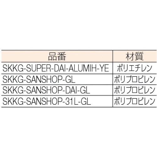 サンコー スーパー篭(大) 102691 アルミハ