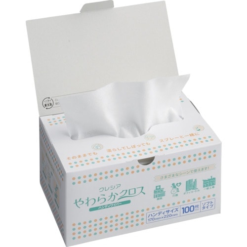クレシア やわらかクロス ハンディワイパー