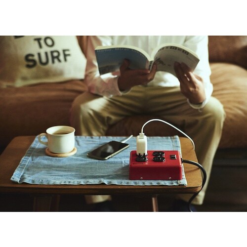 Fargo スチールタップ AC4個口 レッド