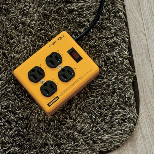 Fargo スチールタップ AC4個口 イエロー