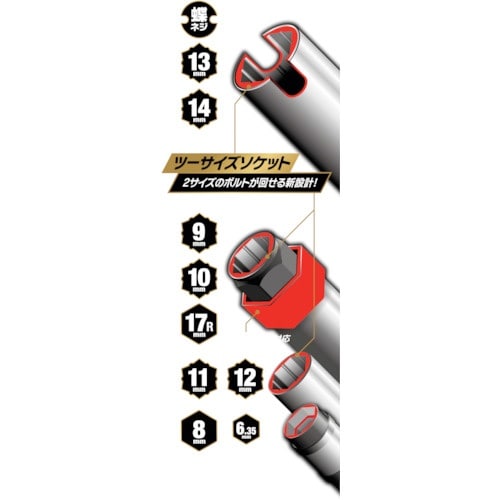 MUSTTOOL 11機能スイベルグリップレンチ