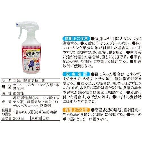 アイメディア クリーニング屋さんの静電気&花粉ガー