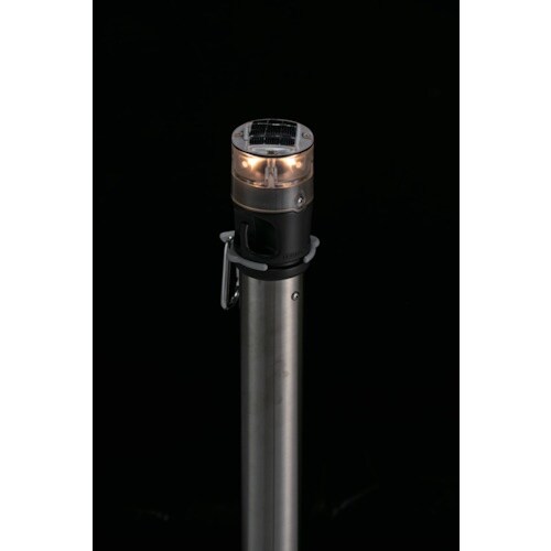 テラモト LEDライト付きチェーンスタンド アルミ