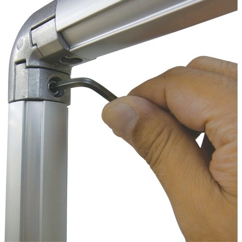 吉野 火花用衝立アルミパイプ 1×2 単体固定